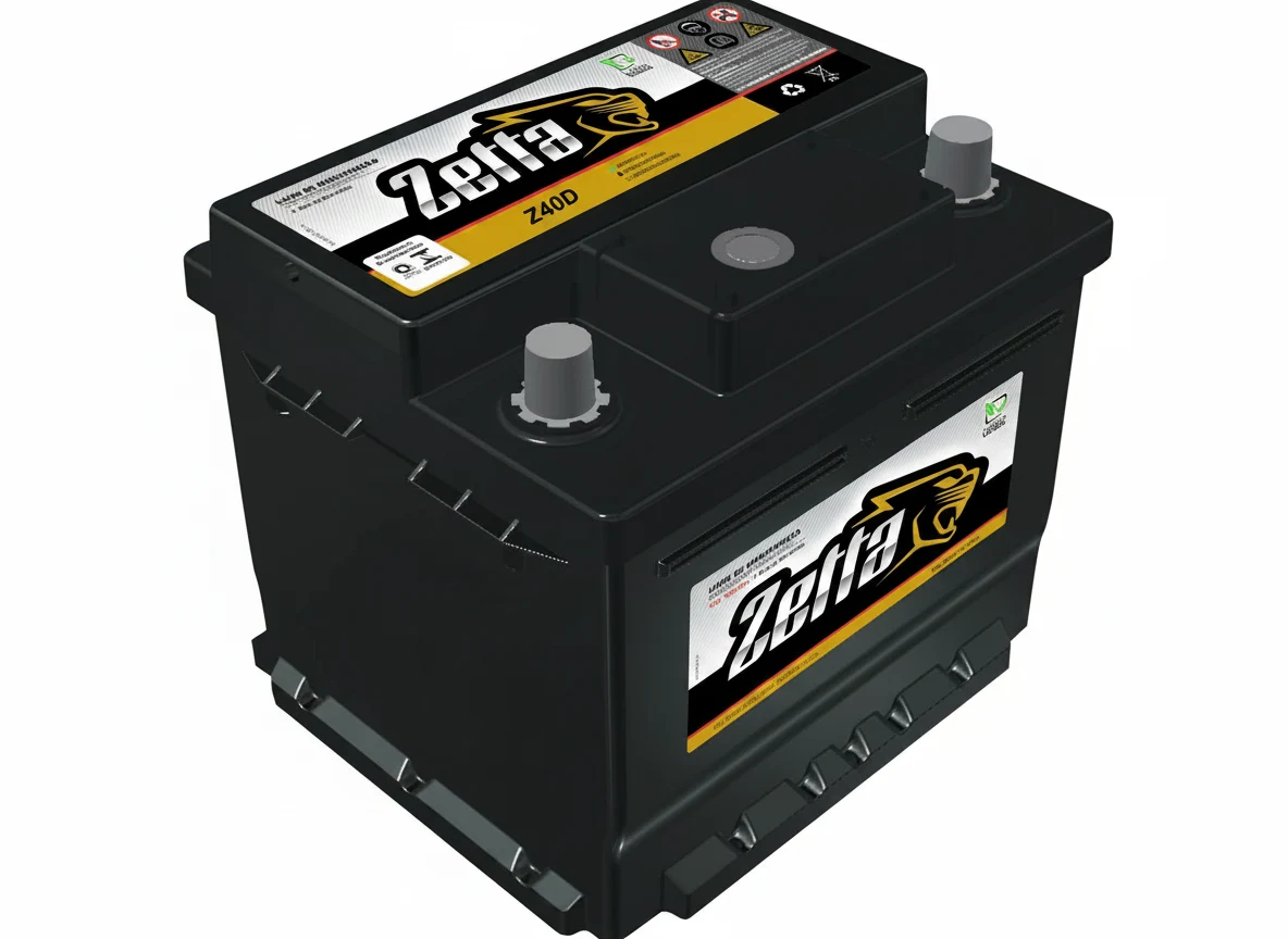 Bateria de Carro Zetta 40Ah 12V - Polo Positivo Direito Z40D