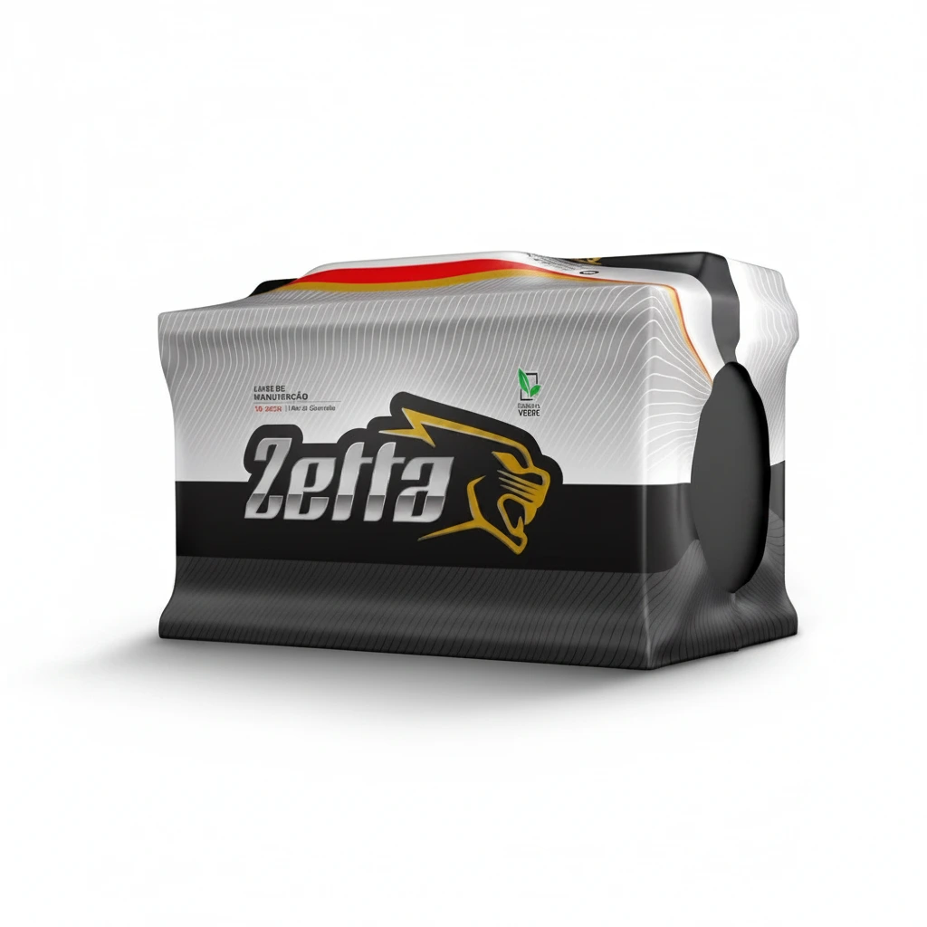 Bateria de Carro Zetta 60Ah 12V - Polo Positivo Direito Z60D