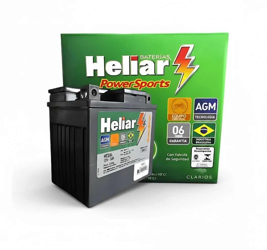 Bateria Heliar Htz6l 5ah