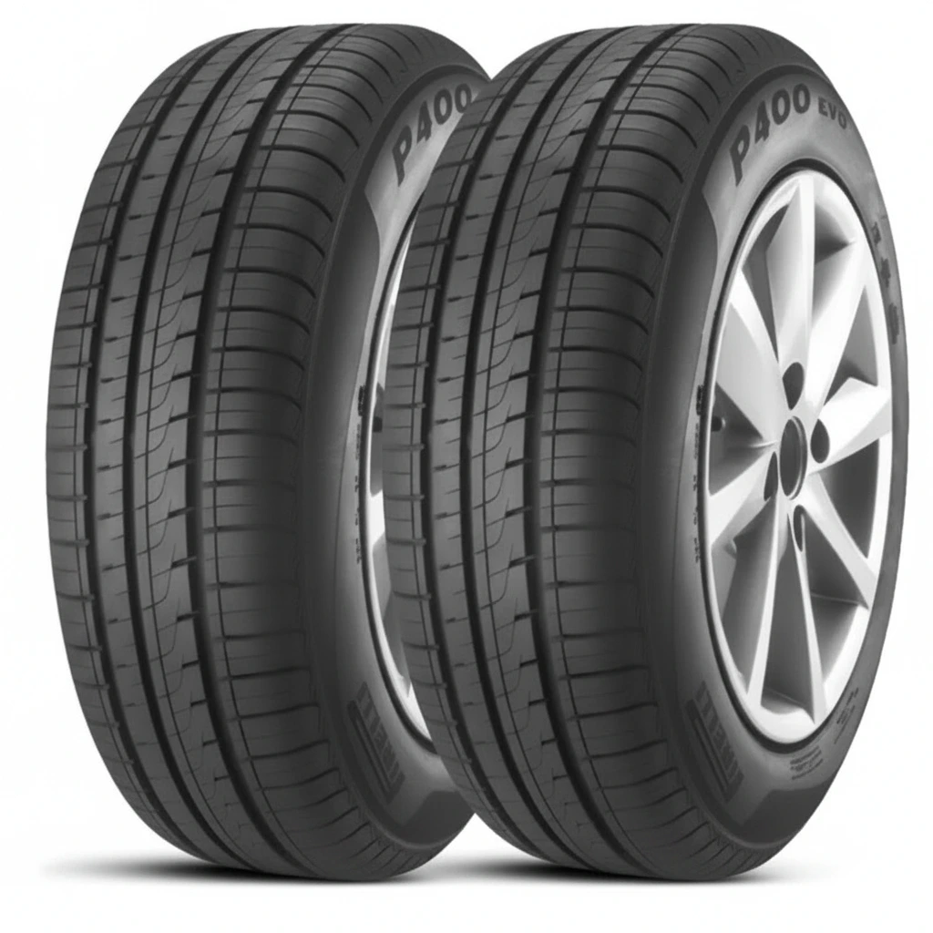 Kit 2 Pneu Aro 14 175/65R14 Pirelli 82H tl P400 Evo